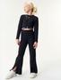 Imagem de Conjunto Blusa Com Amarração E Calça Flare Preto Catavento