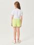 Imagem de Conjunto Blusa Com Amarração E Short Branco E Verde Abrange