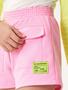 Imagem de Conjunto Blusa com Recorte e Short Amarelo Neon e Rosa  Catavento