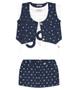 Imagem de Conjunto blusa com saia e colete trick nick