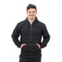 Imagem de Conjunto Blusa Com Zíper e Calça Moletom Flanelado Masculino Algodão Canguru Super Confortável