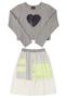 Imagem de Conjunto Blusa e Saia em Tule Gloss