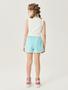 Imagem de Conjunto Blusa E Short Com Recorte Natural E Azul Abrange