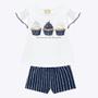 Imagem de Conjunto Blusa e Shorts Cupcake Infantil Feminino Milon 2000378