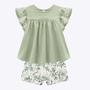 Imagem de Conjunto Blusa e Shorts Verde Infantil Feminino Milon 2000386