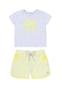 Imagem de Conjunto Blusa Infantil Branco Açucena