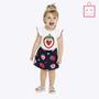 Imagem de Conjunto Blusa Manga Curta e Short-Saia Infantil Menina Kyly 1000523