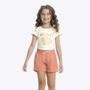 Imagem de Conjunto Blusa Manga Curta e Shorts Malha Waffle Infantil Menina Have Fun 28902