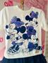 Imagem de Conjunto blusa minnie carinhas fofas e saia de tule forrada animê