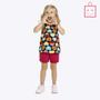 Imagem de Conjunto Blusa Regata Estampada e Shorts Liso Infantil Menina Kyly 1000534