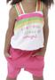 Imagem de Conjunto Blusa Short Infantil Pink Carol e Dani