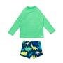 Imagem de Conjunto Blusa + Sunga Infantil Menino Praia Proteção Solar