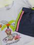 Imagem de CONJUNTO BLUSA VAMOS RELAXAR/SHORTS JACA LELE Branco