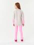Imagem de Conjunto Blusão Color Block E Legging Mescla E Rosa Abrange