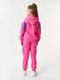 Imagem de Conjunto Blusão E Calça Jogger Color Block Rosa E Roxo Catavento