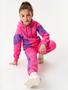 Imagem de Conjunto Blusão E Calça Jogger Color Block Rosa E Roxo Catavento