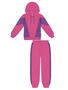 Imagem de Conjunto Blusão E Calça Jogger Color Block Rosa E Roxo Catavento