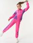 Imagem de Conjunto Blusão E Calça Jogger Color Block Rosa E Roxo Catavento