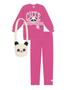 Imagem de Conjunto Blusão E Legging Com Bolsa De Panda Rosa Abrange