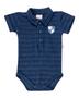 Imagem de Conjunto Body Bebe Menino + Short Oxford 100% Algodão - Anjos Baby