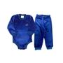 Imagem de Conjunto Body Calça Fleece Peluciado Inverno Bebê Bodie