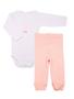 Imagem de Conjunto Body e Calça em Algodão Original Rosa Be Little