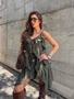 Imagem de Conjunto Boho Chic Blusa Alongada Com Babados + Short