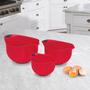 Imagem de Conjunto Bowls Cuisinart Vermelho 3 Peças  Ctg-00-3Mbr