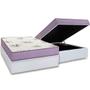 Imagem de Conjunto Box Baú Casal: Colchão Espuma Ortobom D23 Physical Super Resistente Bordado + Base CRC Courano White (138x188)