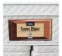 Imagem de Conjunto Box Baú Frontal Casal Antigo Cosmopolita Branco com Colchão Dabe Super Blanc - Molas Ensacadas - 128x188