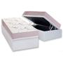 Imagem de Conjunto Box Baú Solteiro: Colchão Espuma Ortobom D20 Physical Resistente Bordado + Base CRC Courano White(88x188)