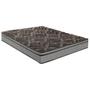 Imagem de Conjunto Box Baú Solteiro: Colchão Molas Paropas D28 / Conforto Firme Gray + Base CRC Suede Gray (88x188)