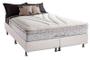Imagem de Conjunto: box branco + colchão molas maxspring american queen 158x198x71