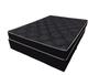 Imagem de Conjunto Box Casal Atlântida Double Face com Espuma D33 1,28x1,88x0,54   Preto