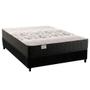 Imagem de Conjunto Box Casal: Colchão Molas Kappesberg Ensacadas Classic + Base CRC Suede Black (138x188)