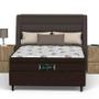 Imagem de Conjunto Box Casal Mola Probel Loretto (138x188x54cm) Branco