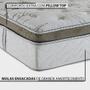 Imagem de Conjunto: box com baú branco + colchão herval imperatore molas ensacadas queen 158x198x82
