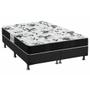 Imagem de Conjunto Box King: Colchão Espuma Probel D28 Anatômico Advanced Tech1000 + Base CRC Suede Gray (193x203)
