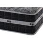 Imagem de Conjunto Box King: Colchão Molas Anjos Ensacadas Black Graphite + Base CRC Suede Gray(193x203)