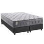 Imagem de Conjunto Box King: Colchão Molas Anjos Ensacadas Versalhes Pillow In + Base CRC Suede Gray(193x203)