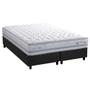 Imagem de Conjunto Box King: Colchão Molas Herval Maxspring Petra C1662 + Base CRC Suede Gray (193x203x33)