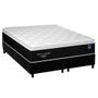 Imagem de Conjunto Box King: Colchão Molas Plumatex Ensacadas Plumastar + Base CRC Suede Black(193x203)