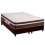 Imagem de Conjunto Box Queen: Colchão Anatômico Polar D28 Orthoface Vip Brown + Base CRC Suede Brown (158x198)