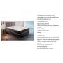 Imagem de Conjunto Box Queen: Colchão Molas Paropas Extrapedic Olímpia + Base CRC Suede Black (158x198)