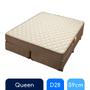 Conjunto Box Queen Espuma D28 Americanflex Pro Coluna II 158x198x59cm Imagem de Conjunto Box Queen Espuma D28 Americanflex Pro Coluna II 158x198x59cm