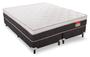 Imagem de Conjunto Box Queen Size Real Reconflex com Base material sintético Preto (158x198x66)