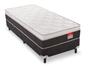 Imagem de Conjunto Box Solteirão Real Reconflex com Base material sintético Preto (88x188x66)
