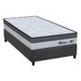 Imagem de Conjunto Box Solteiro: Colchão Anatômico Orthoflex D33 / Matera ML + Base CRC Suede Gray(88x188)