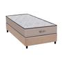 Imagem de Conjunto Box Solteiro: Colchão Espuma Orthoflex D33 Milão Double Face Black + Base CRC Suede Clean(78x188)