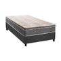 Imagem de Conjunto Box Solteiro: Colchão Espuma Paropas D45 Anatômico Confort Mega Firme + Base CRC Suede Gray (88x188)